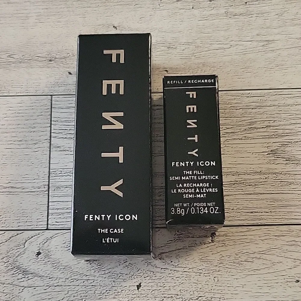 Fenty Beauty Icon Lipstick Refill and Empty Case